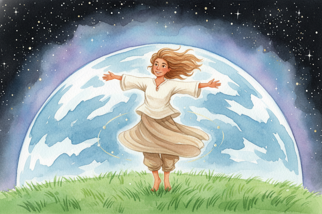So your weight isn't really about you — it's about where you are. Gravity is the **invisible hand** that pulls you down,