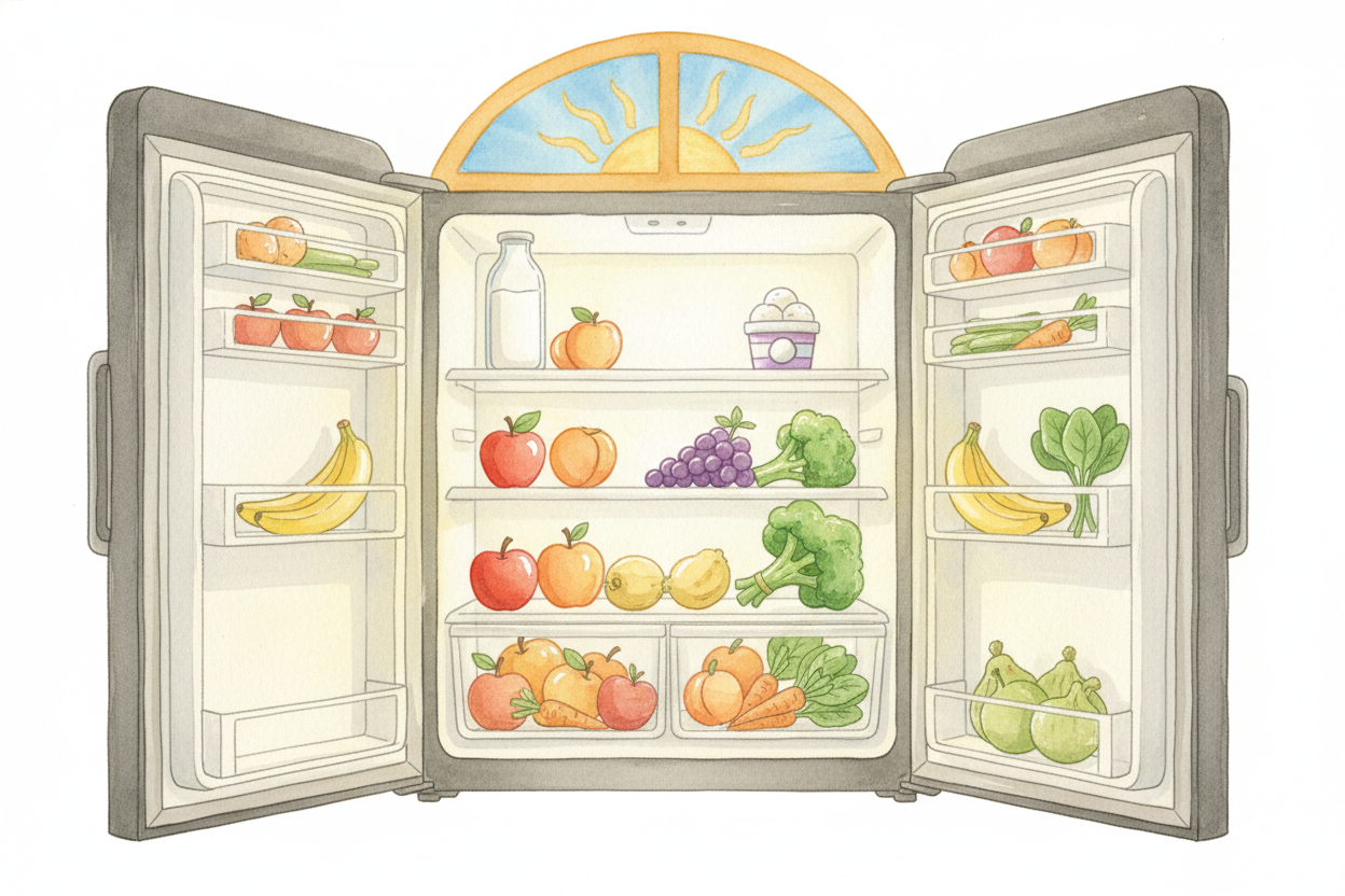 ~~Refrigeration changed everything.~~ Food lasts weeks instead of hours. Medicine stays safe. Ice cream exists in July. 