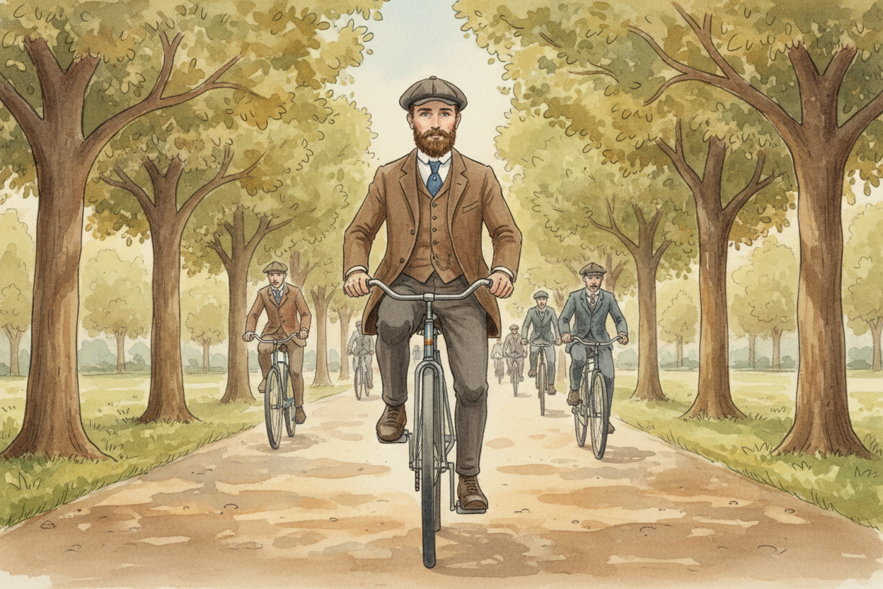 ++Penny-farthings++ were thrilling and terrifying. If you hit a rock, you flipped forward over the handlebars — riders c