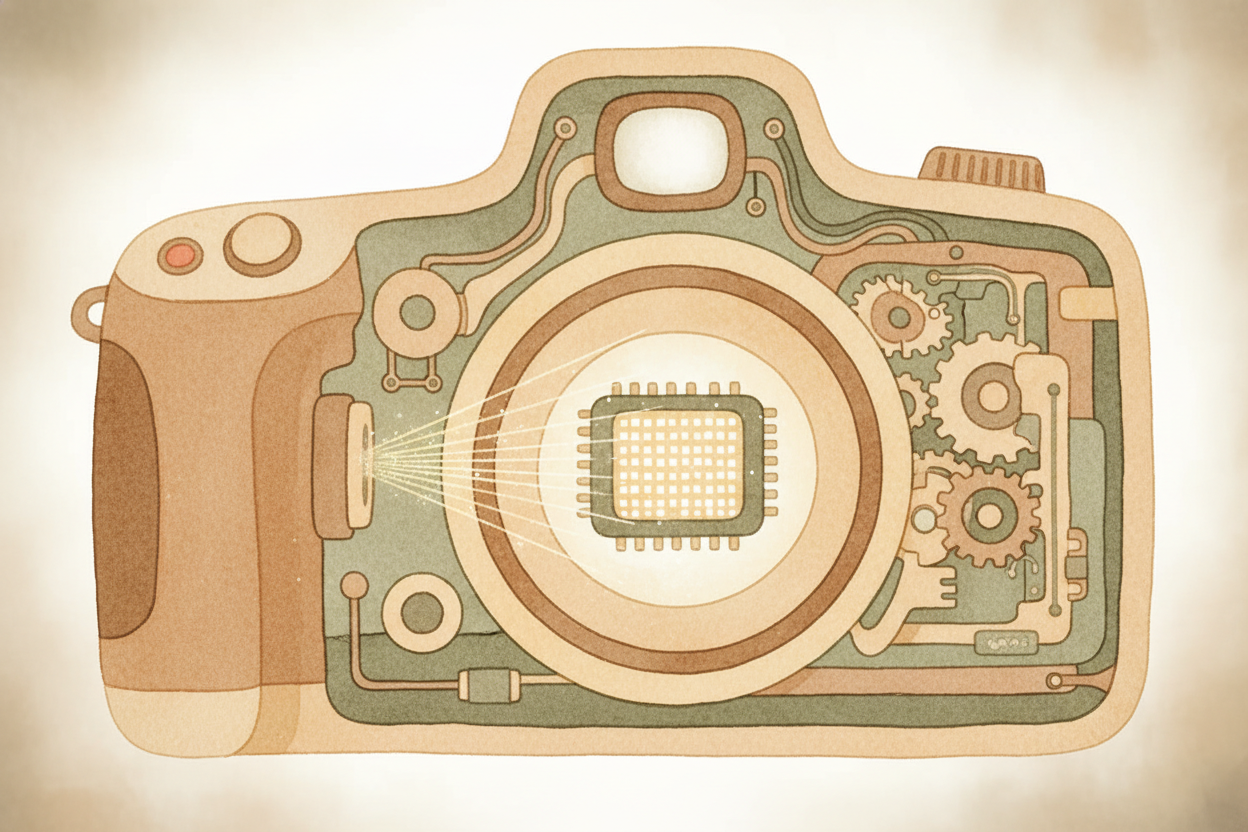 For the next hundred years, cameras got smaller, faster, cleverer. Film went from paper to flexible plastic. Shutters go