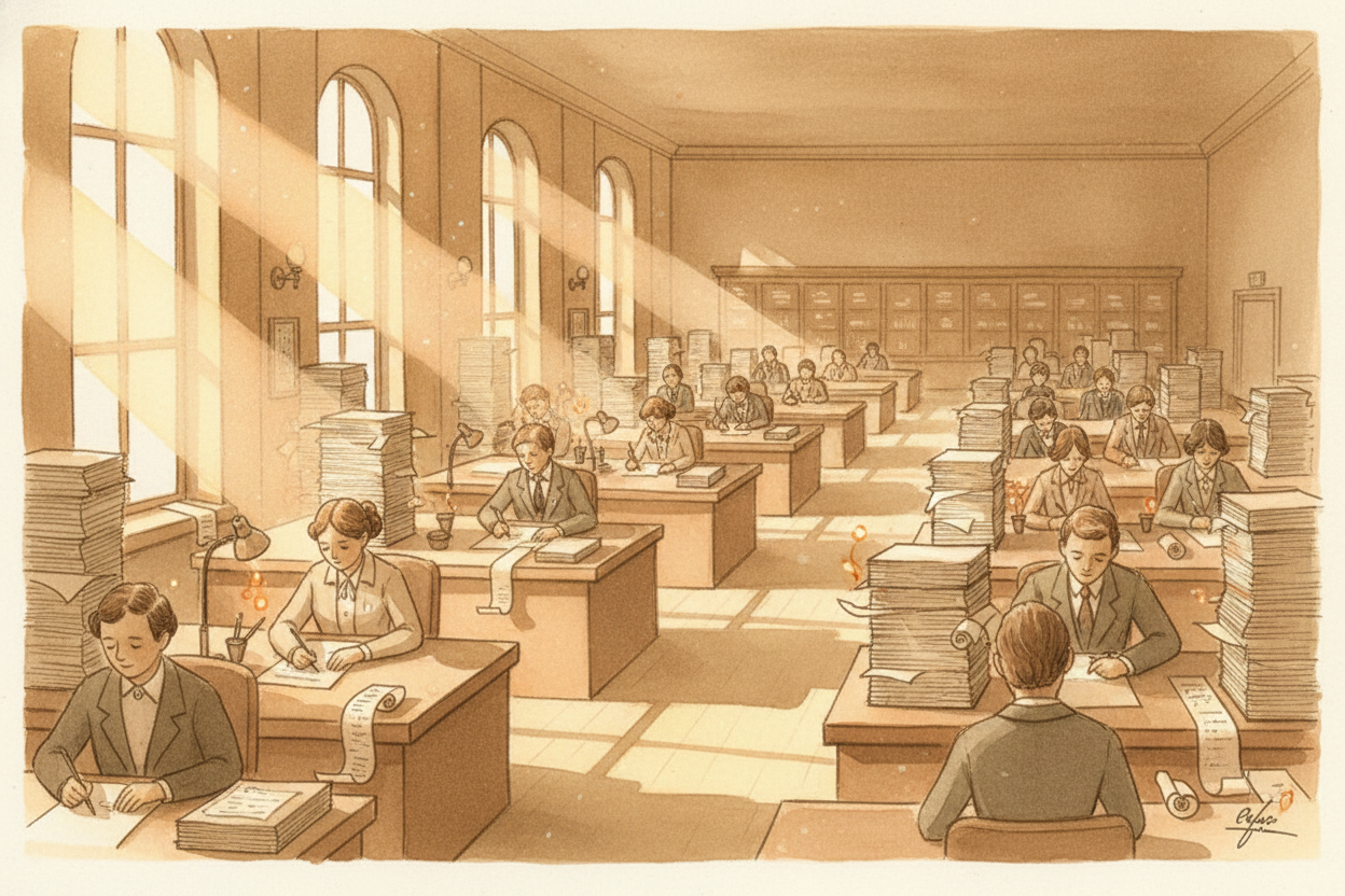 Long before laptops or smartphones, before anyone could even imagine a screen in their pocket, the world ran on pencils,