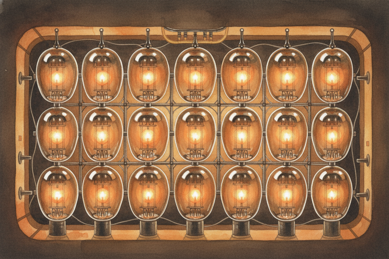 They called their invention ++ENIAC++ — Electronic Numerical Integrator and Computer. Instead of gears or levers, ENIAC 