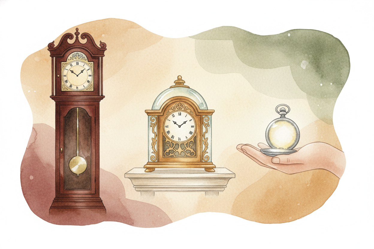 Over the next two centuries, clockmakers made escapements more and more precise. They added pendulums — swinging weights