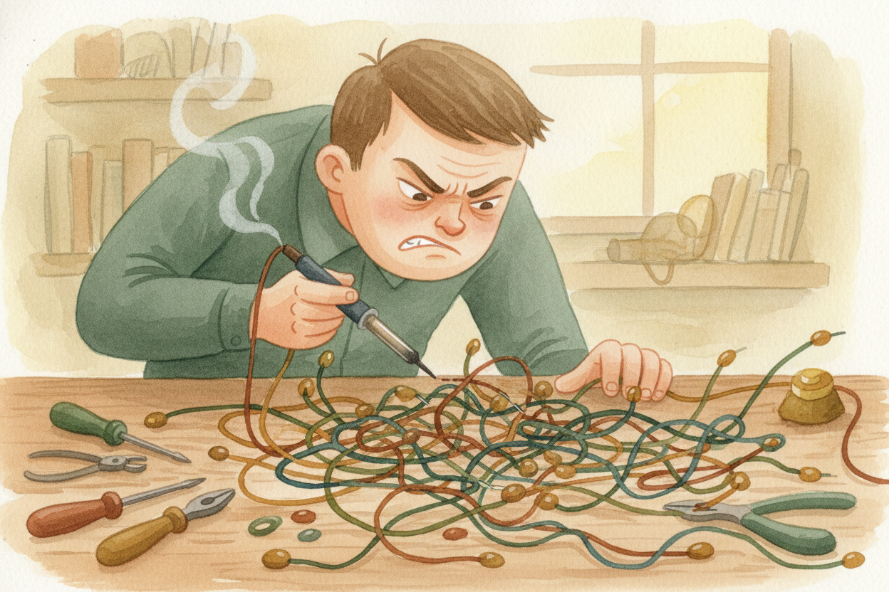 ~~Transistors were magic~~, but there was a problem. By the late 1950s, engineers were building circuits with hundreds o
