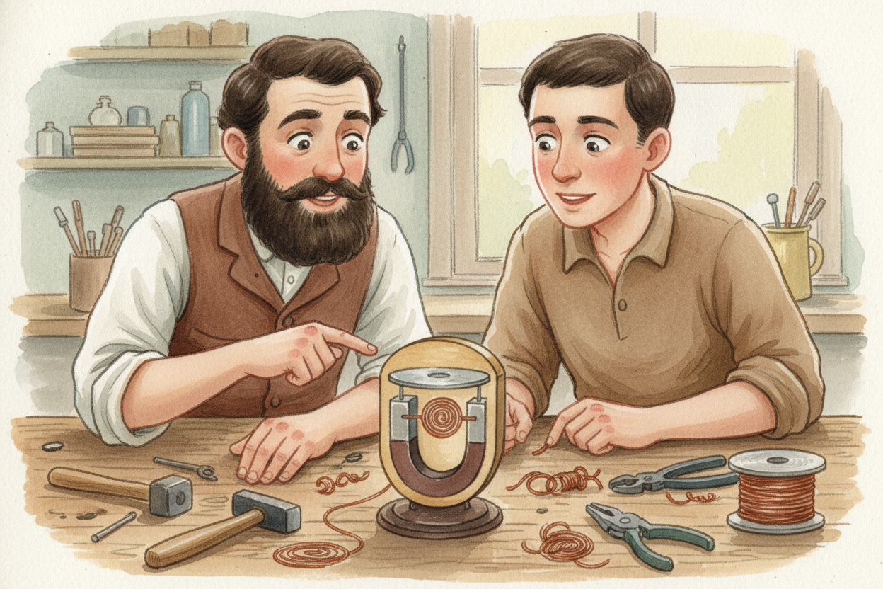 He teamed up with a young assistant named ++Thomas Watson++, and together they built strange contraptions in a Boston wo