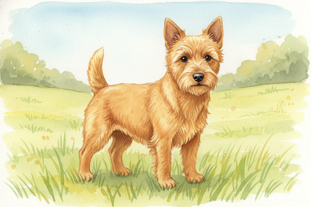 You know how some dogs look like they rolled in three paint colors at once? Not this one. ~~Meet the Australian Terrier~