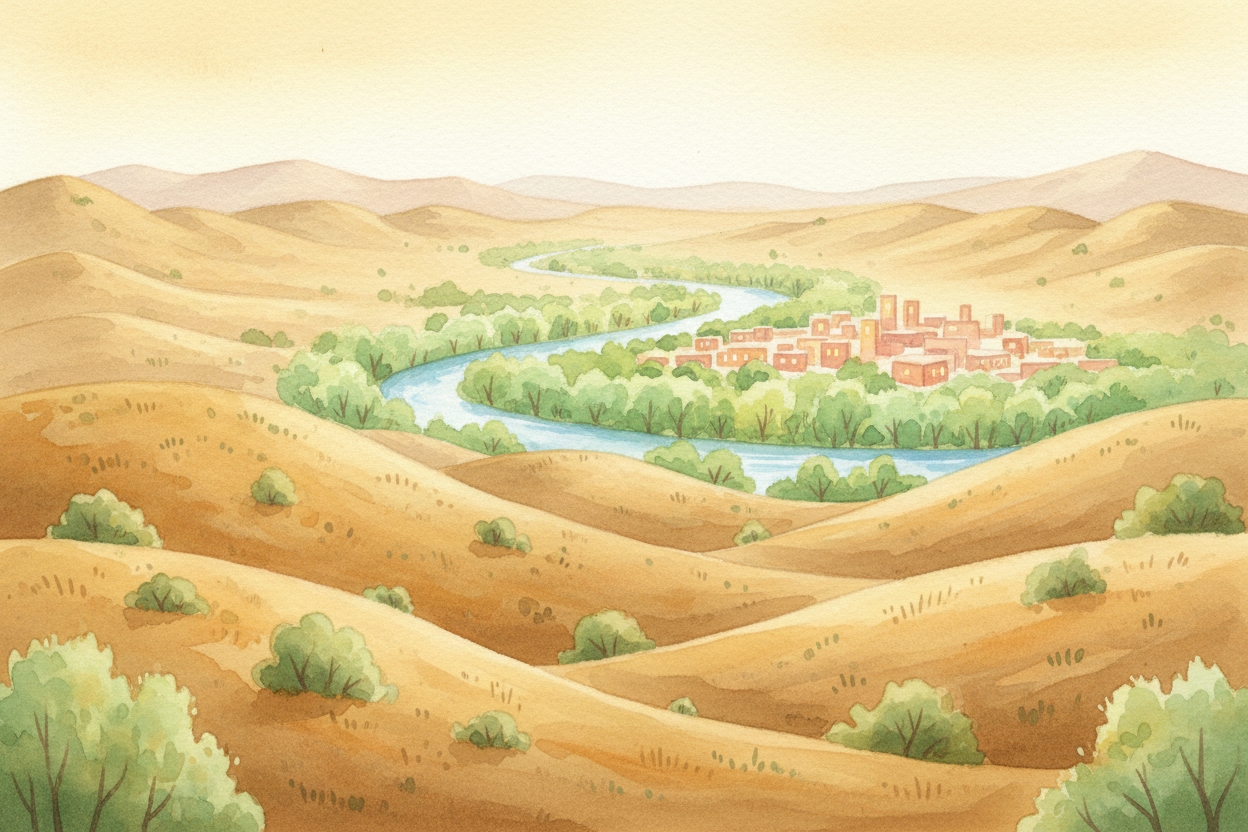 Tucked into the high desert of southwestern Idaho, where dry hills suddenly give way to a ribbon of green, sits a city w