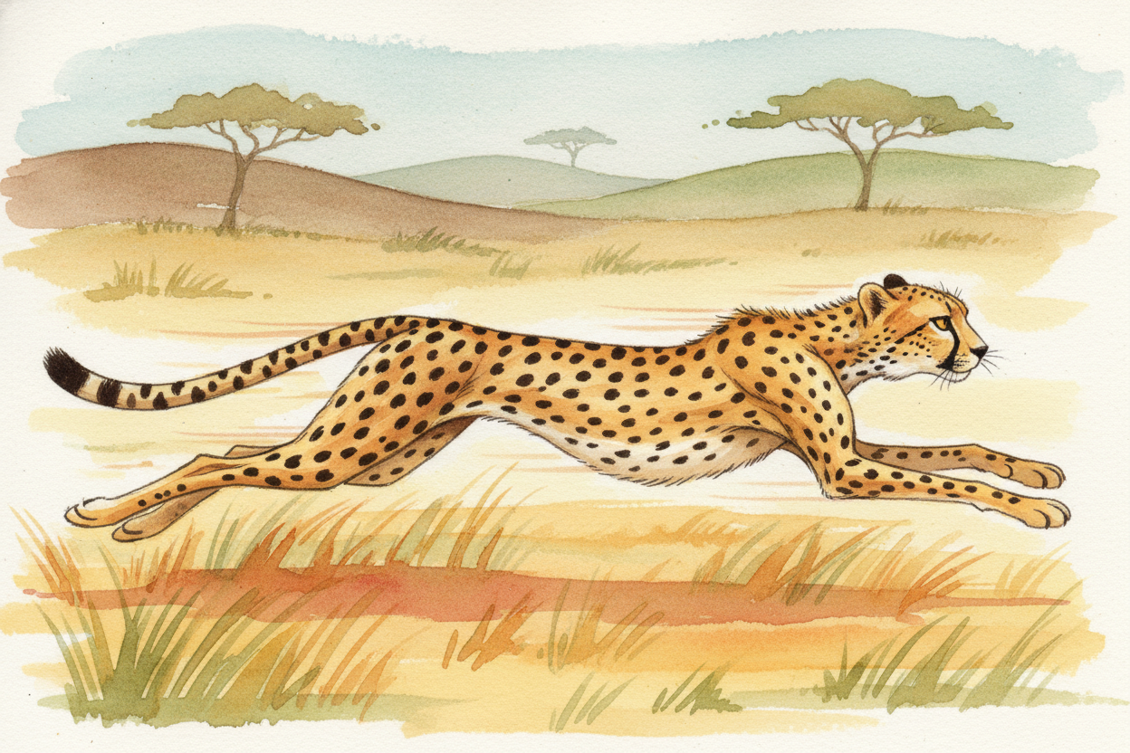 Cheetahs are built for speed — the fastest land animal alive. Their bodies are all lean muscle and long legs, and when t
