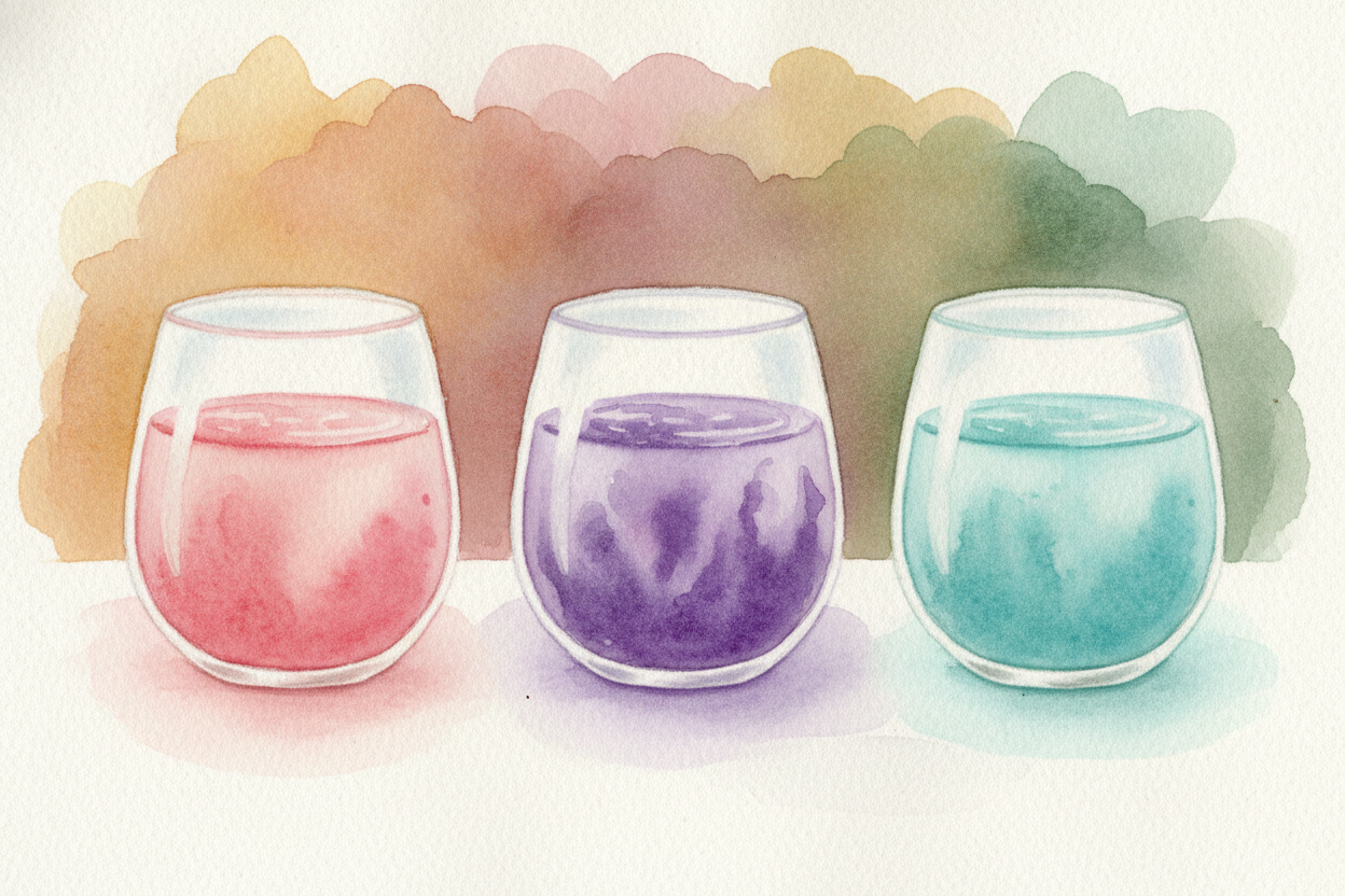 How do we know who's who without tasting anything? We use **a snitch called an indicator** — a dye that changes color de