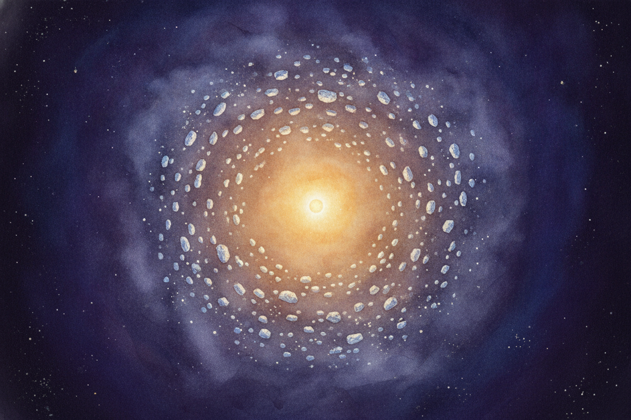 So where do comets come from? ~~Way, way out~~ past the planets, in the cold storage of the solar system. Some come from