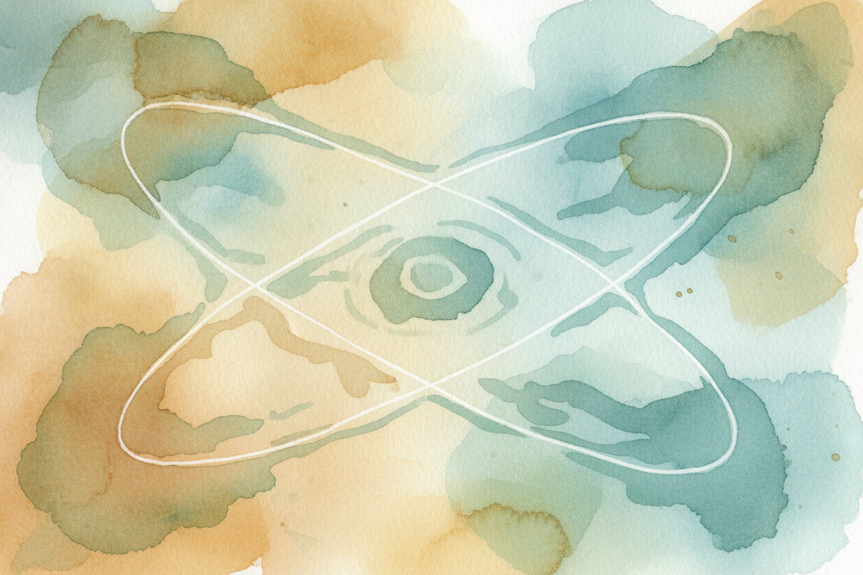 For a long time, even scientists drew electrons as little balls on neat circular tracks. ~~But when they looked closer, 