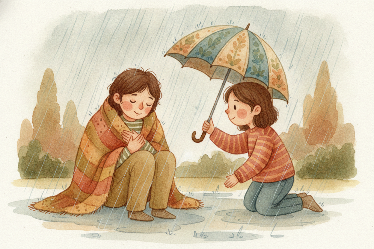 Sad is the **opposite report**. It usually means you've lost something that mattered — a friend moved away, a plan fell 