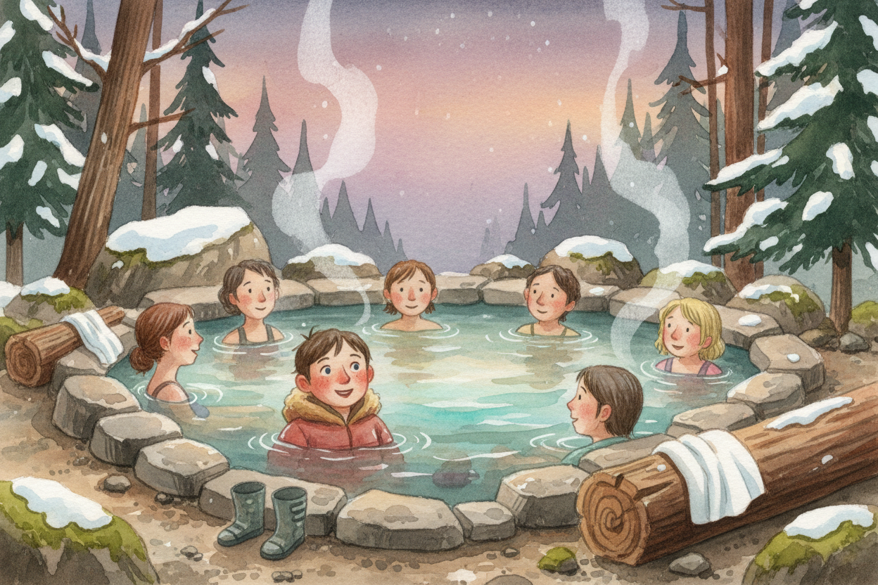 Humans have been soaking in hot springs for thousands of years — the ++Romans++ built whole bathhouses over them. Today 