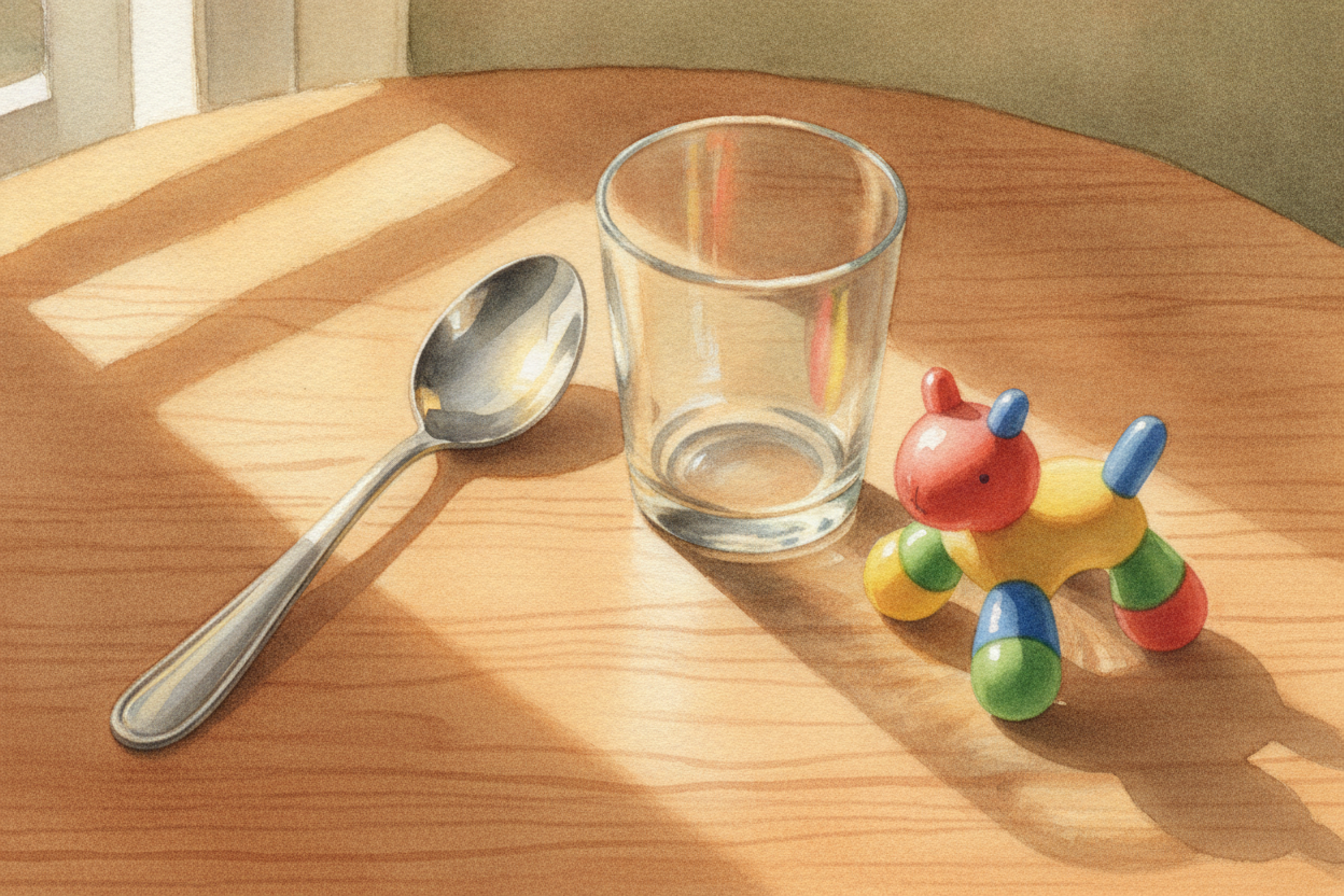 ~~Next time you sip from a glass~~, twirl a spoon, or squeeze a bottle, give a little nod to the atoms inside. They've b