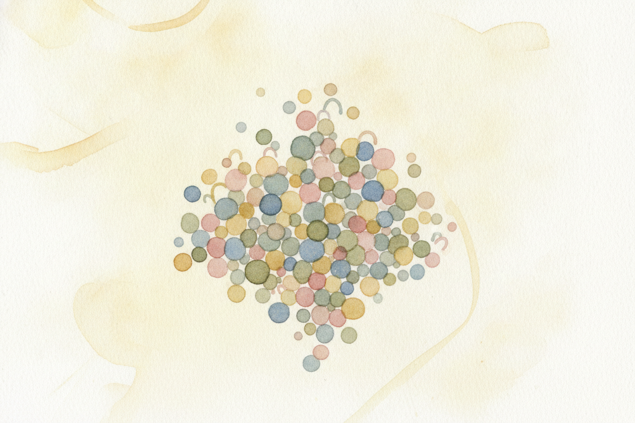 An atom is unimaginably small — *millions could hide in the dot of this letter i*. Each kind of atom has **its own perso