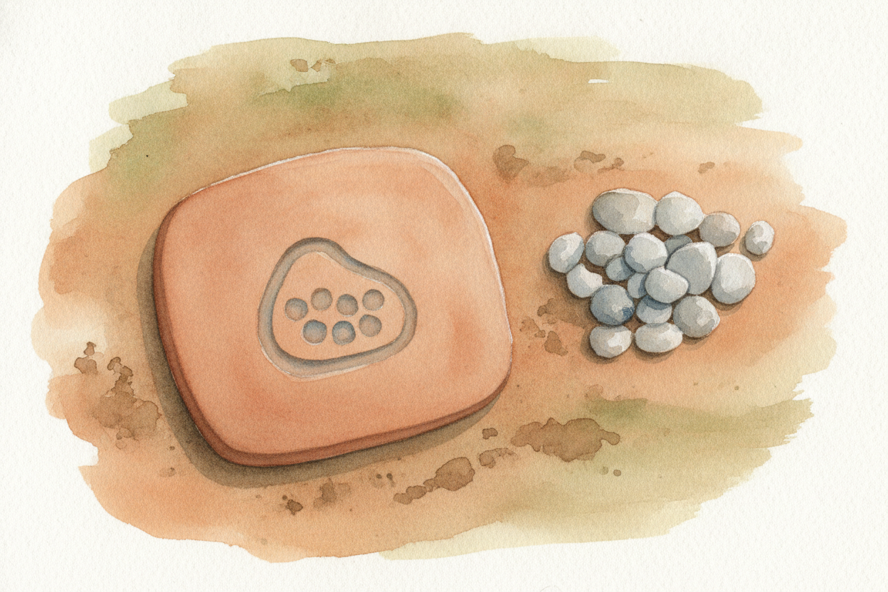 But matching pebbles gets clumsy fast. Imagine telling a friend you have "~~pebble-pebble-pebble-pebble-pebble~~" cousin