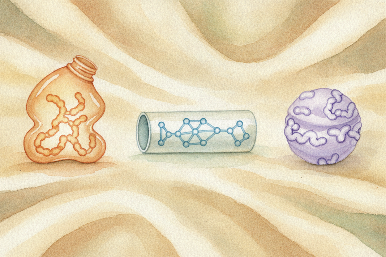 **Change the starting unit, and you change the plastic.** Use a slightly different monomer and you get the stretchy stuf