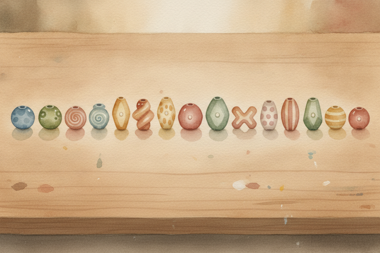 Next, proteins. Their building blocks are called ++amino acids++ — **twenty different kinds, like twenty differently sha