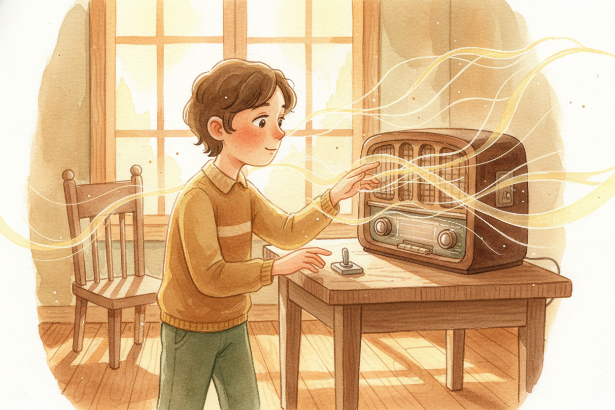 You flip a switch and voices pour out of a speaker — news from across town, music from across the ocean, all traveling t