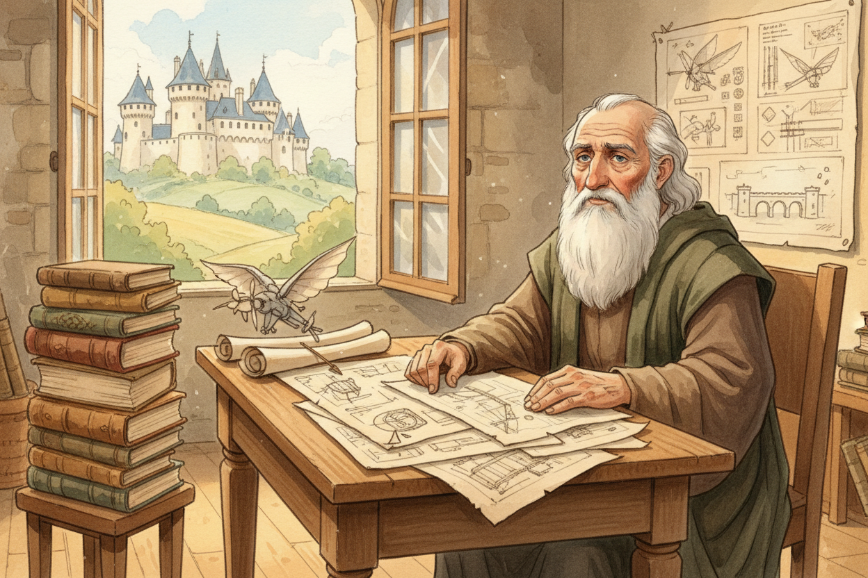 At ++Château d'Amboise++, ++Leonardo da Vinci++ spent his final years as ++François I++'s "First Painter, Engineer, and 