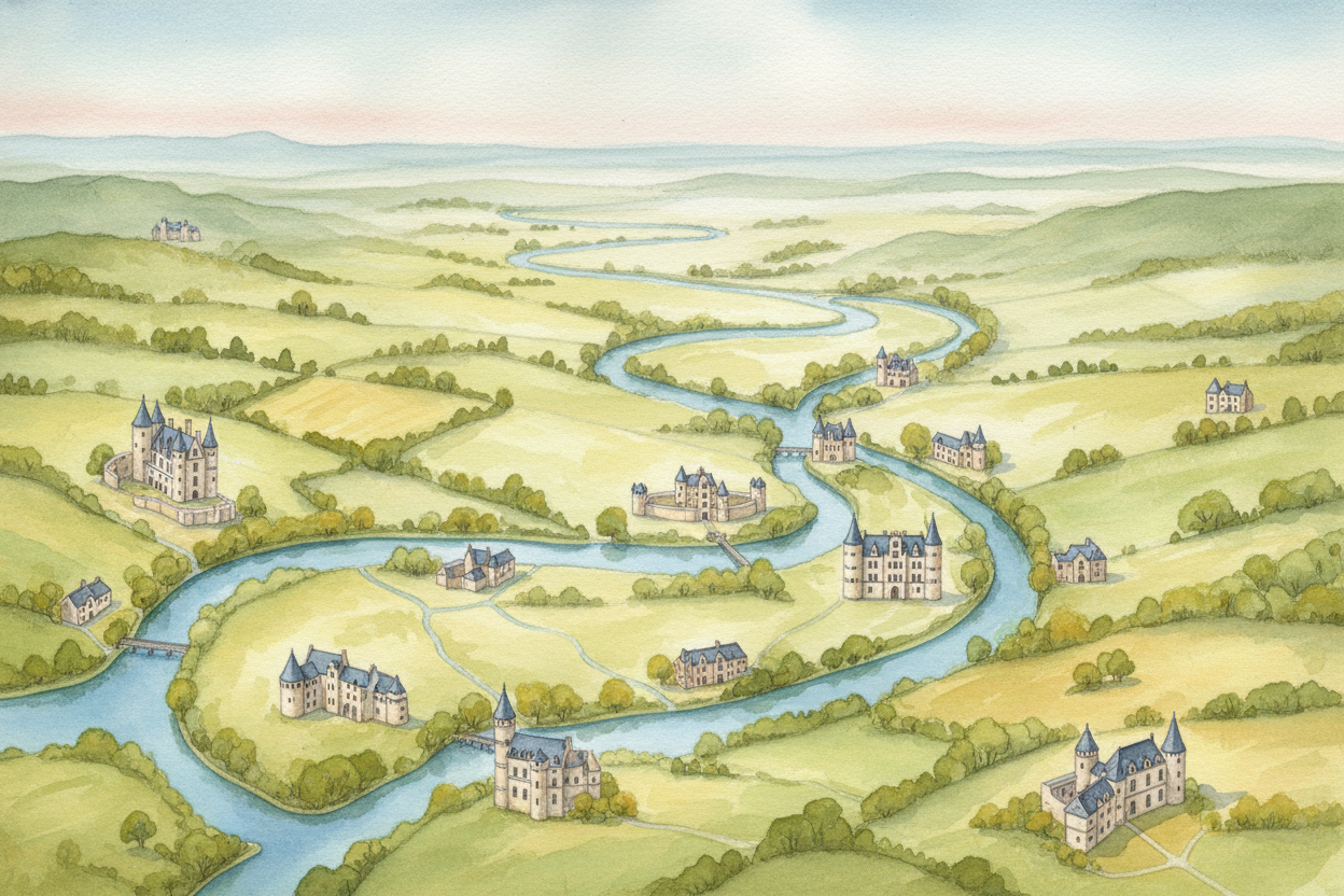 Today, there are **over 300 châteaux** scattered along the Loire and its tributaries — too many to count in one trip. So