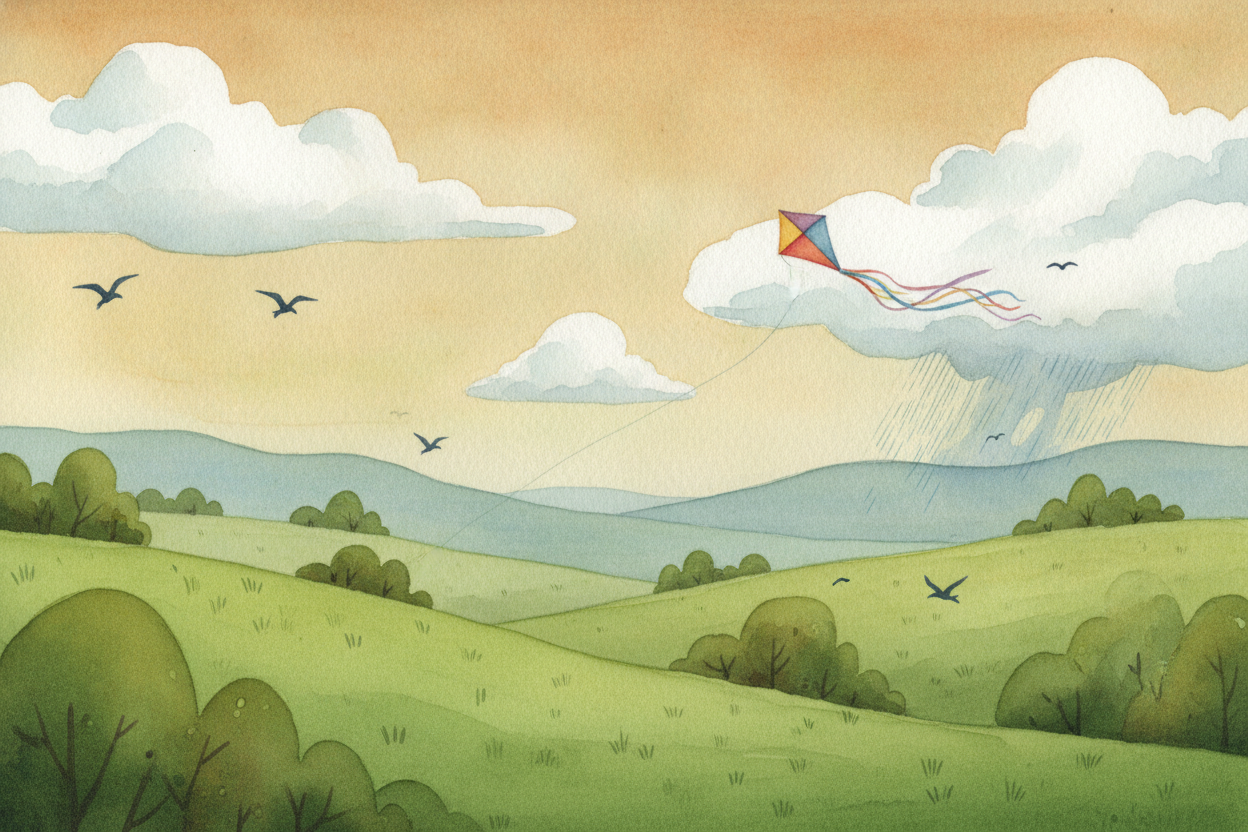 ~~Ground floor: the troposphere.~~ This is home. Every cloud you've watched, every storm, every breath you've taken, eve