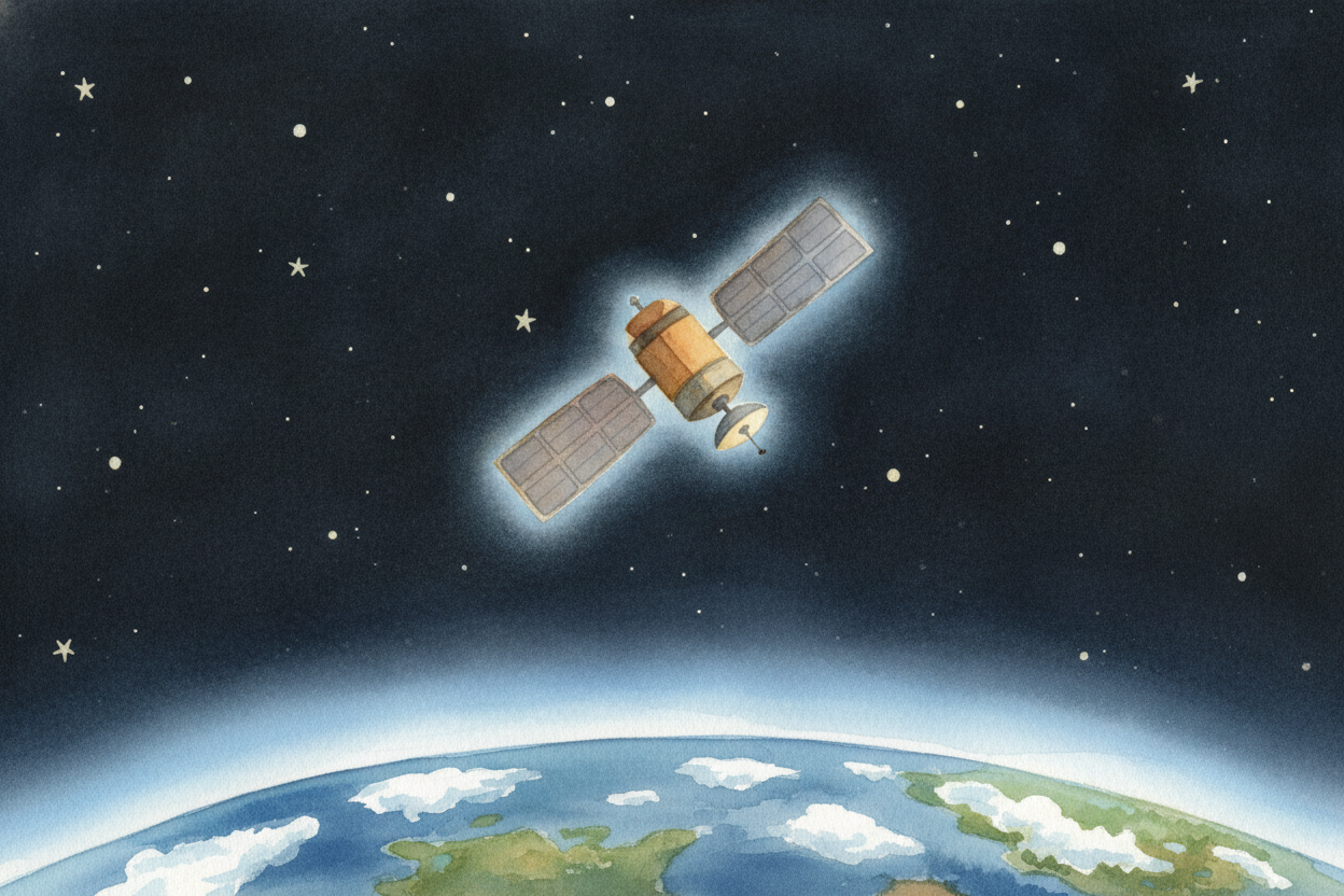 Top floor: the ++exosphere++. The air here is so thin it barely counts as air — _just a few lonely molecules drifting in