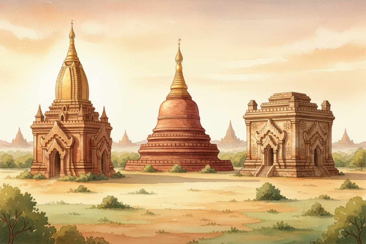 Over two centuries, more than 10,000 temples went up on that plain. **Ten thousand.** They weren't all the same: some we