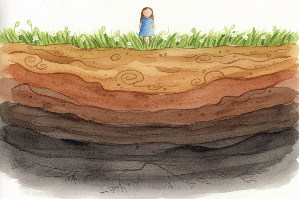 The ground under your feet feels perfectly still right now. Solid. Trustworthy. Like it's been sitting there forever and