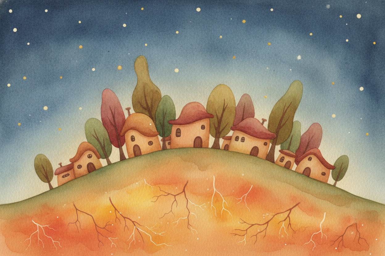 So an earthquake isn't the planet being angry or broken. It's just ~~Earth doing housekeeping~~ — the **restless puzzle 