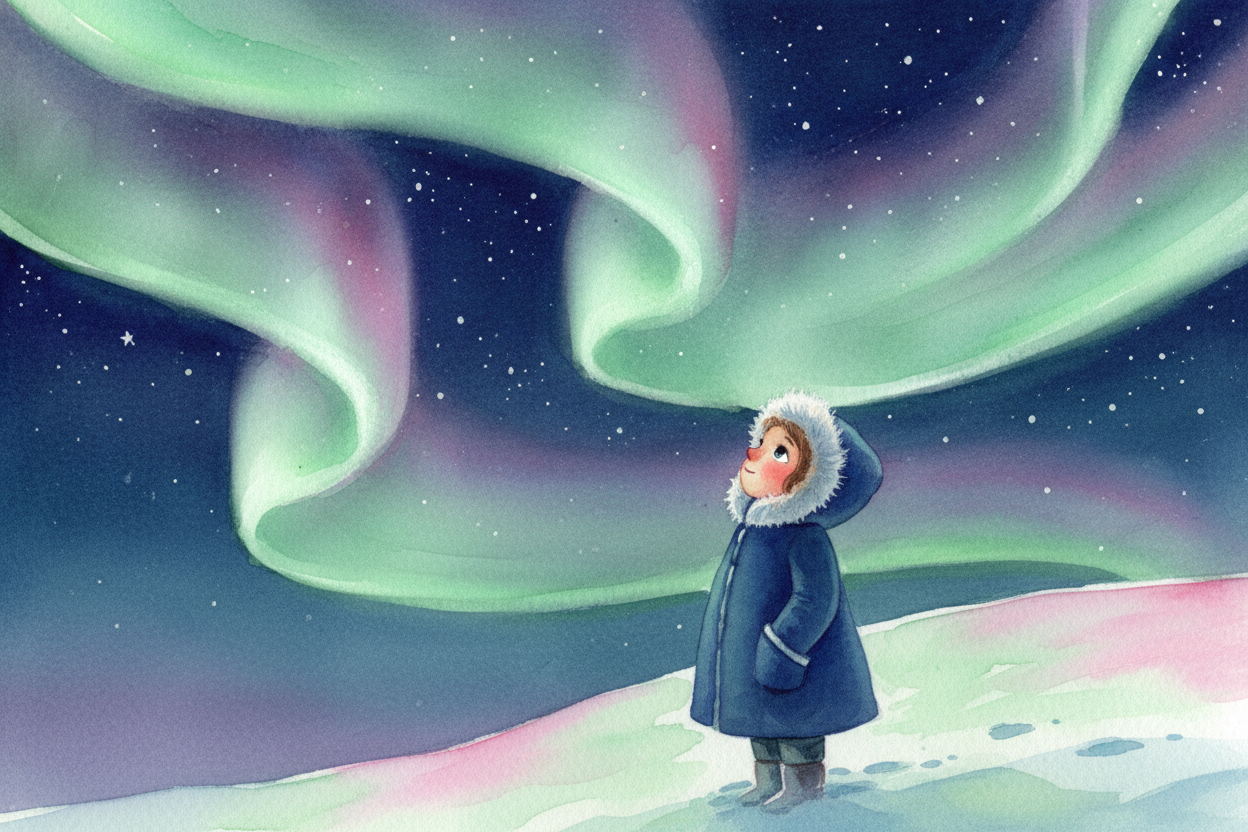 So the northern lights are really just Earth's atmosphere lighting up when solar wind particles sneak past our magnetic 