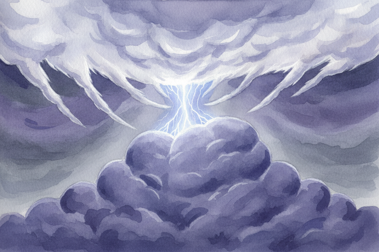 Charge that's stuck apart **really, really wants** to get back together. The pull grows **stronger and stronger**, until