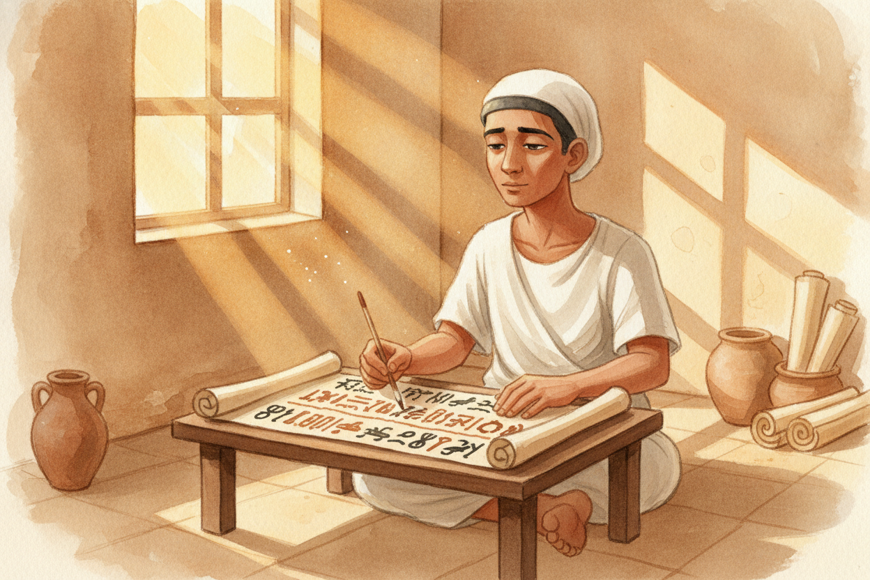 ~~Here's the first surprise:~~ hieroglyphs **aren't a secret code**, and they're not little riddles to solve. They're ju