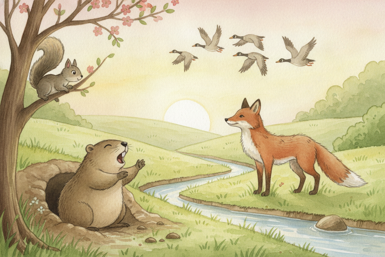 So ~~when winter comes knocking~~, every animal answers in its own way: some **fly off, some fall fast asleep, and some 