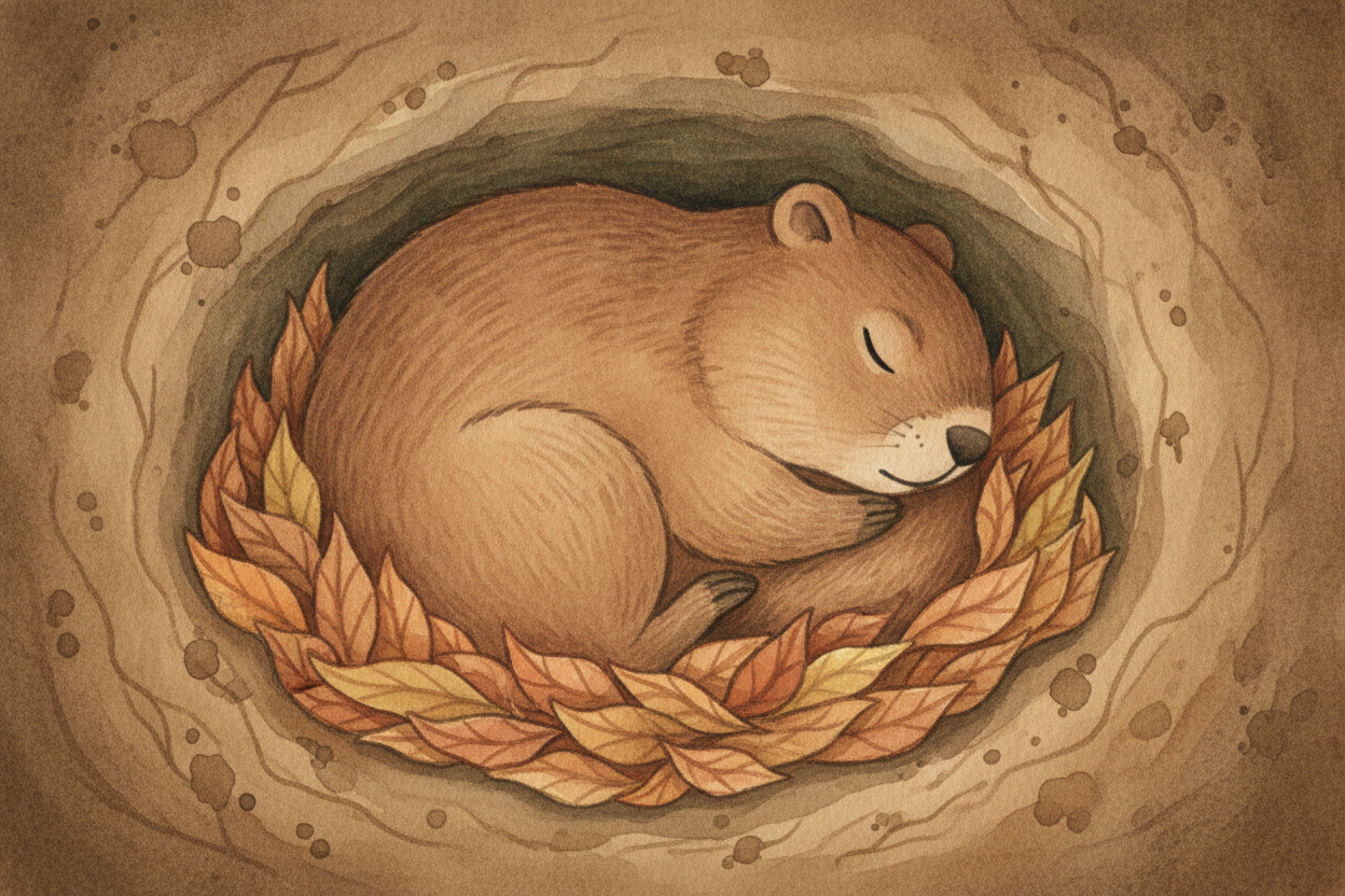 ~~Strategy number two:~~ **sleep through the whole thing**. This is hibernation, and it's a much deeper sleep than _your