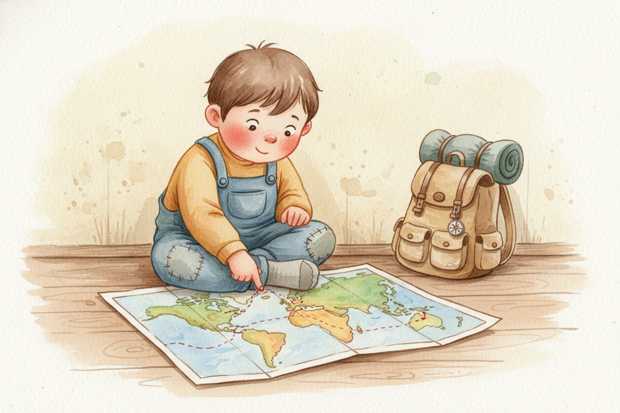 ~~Here's what makes maps magical:~~ they let you plan. You can trace a route from your house to the beach before you lea