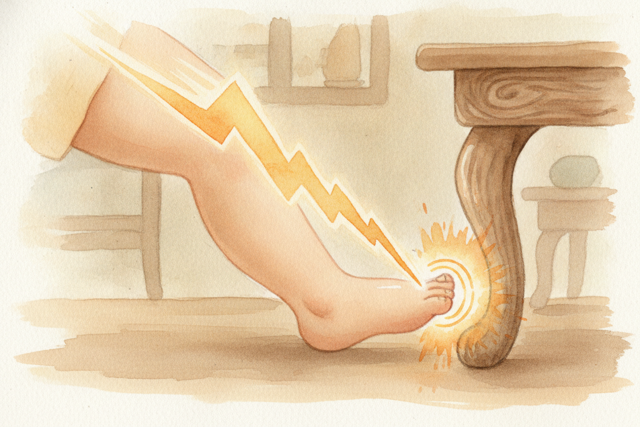 The signals are fast. ~~Really fast.~~ A message can travel from your brain to your foot **in less time than it takes to