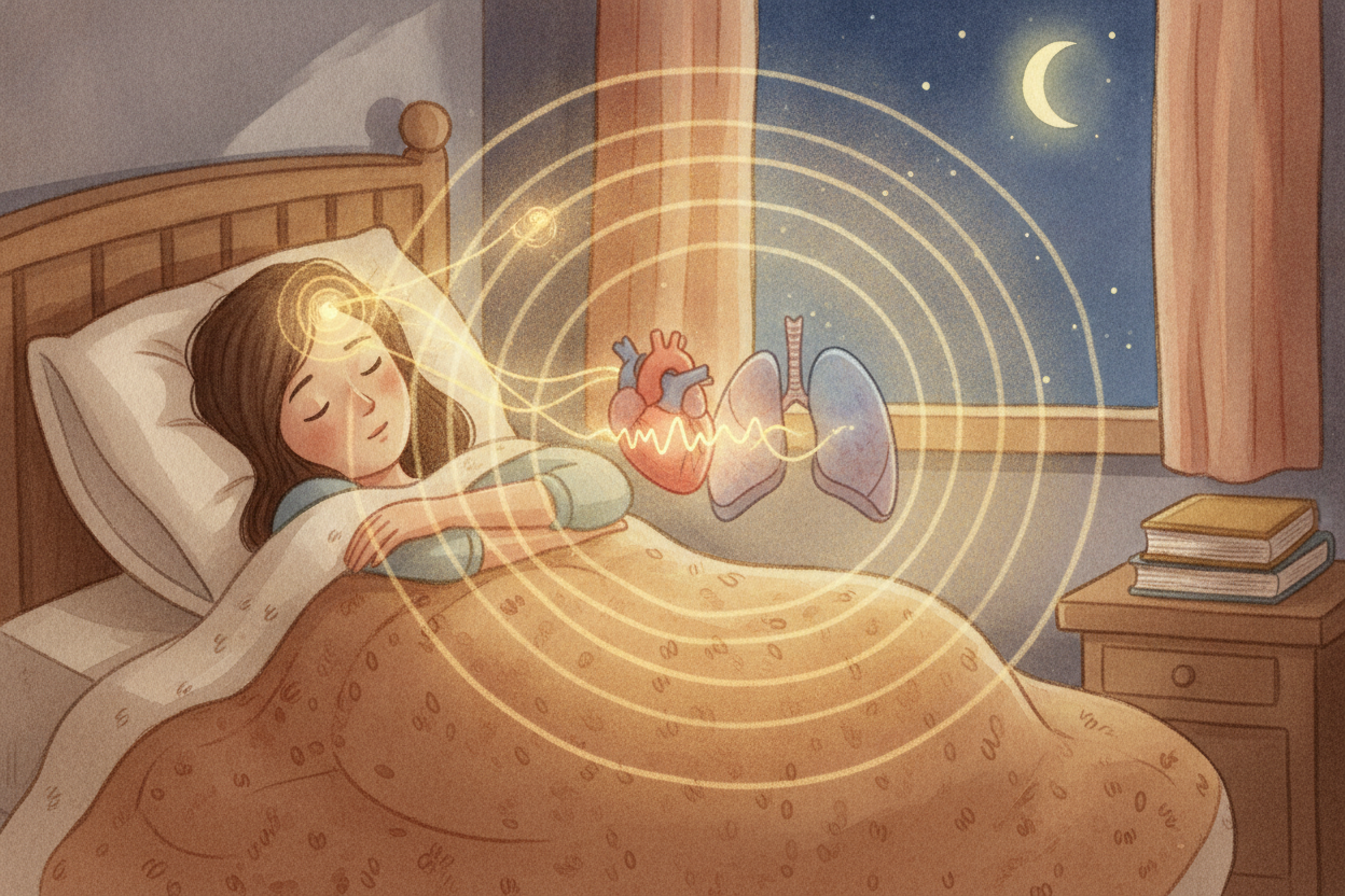 And a huge amount happens **without you asking**. You don't tell your heart to beat or your lungs to breathe — _a quiet 
