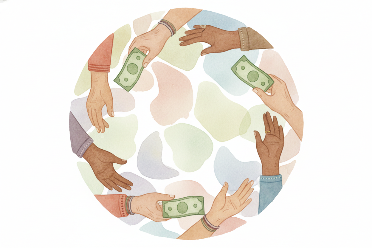 Money gets its value from a deal we all make without really thinking about it. It's an agreement: I'll accept this paper
