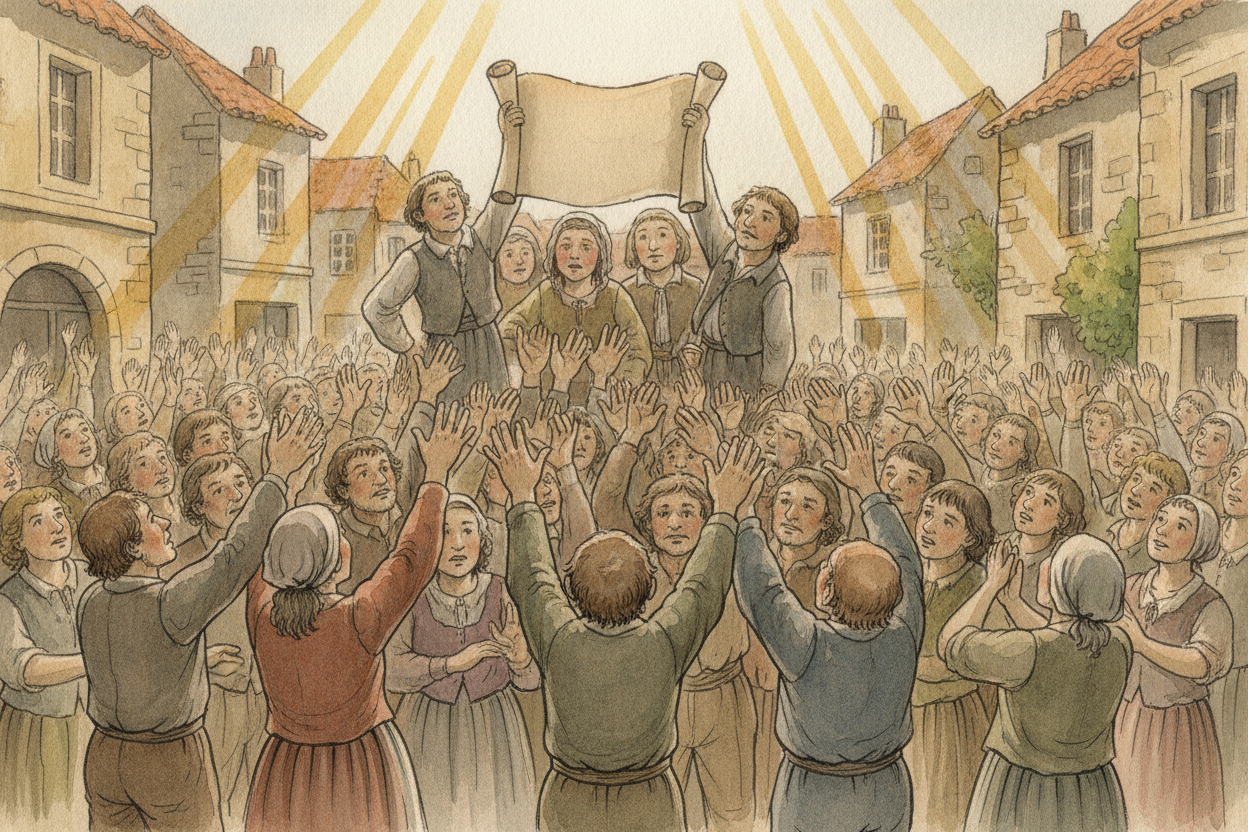 So the people of the bottom steps did ~~something unthinkable~~. They gathered and declared themselves the true voice of