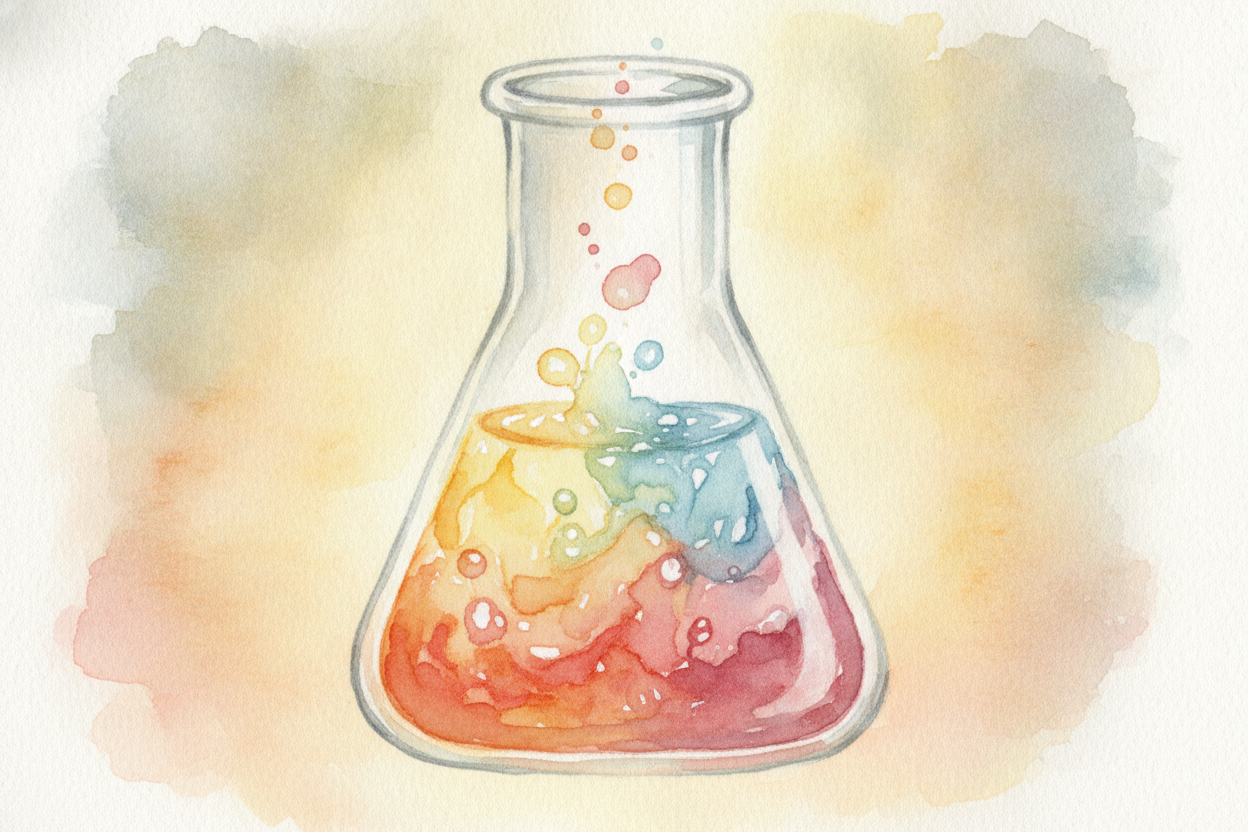 ~~So how do you know a reaction is actually happening?~~ The new molecules usually look and act **nothing like the old o