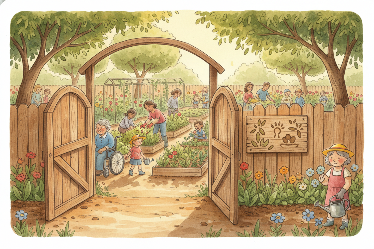 Not all communities are healthy, of course. Some have **glue made of exclusion** ("we're the people who keep THEM out") 