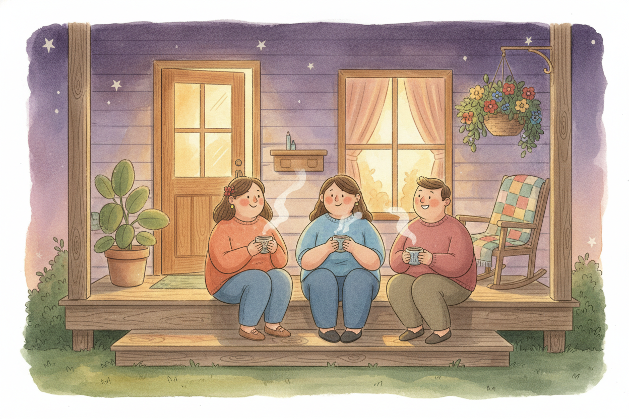 So what is a community? It's *people, plus glue, plus action, plus time*. It's the book club that becomes your **Thursda