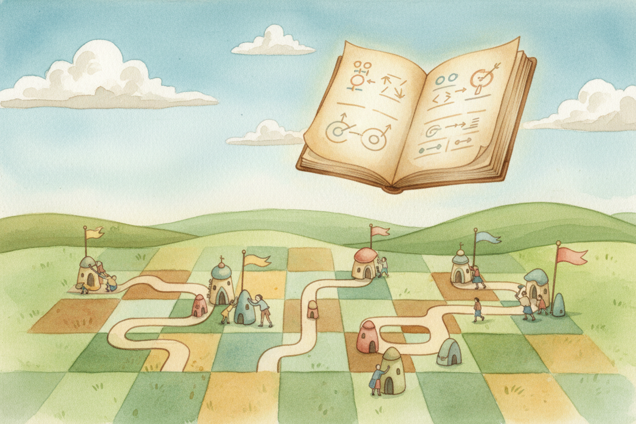 ~~Imagine a huge game~~ — **millions of people playing together**, making decisions, solving problems, running a whole c