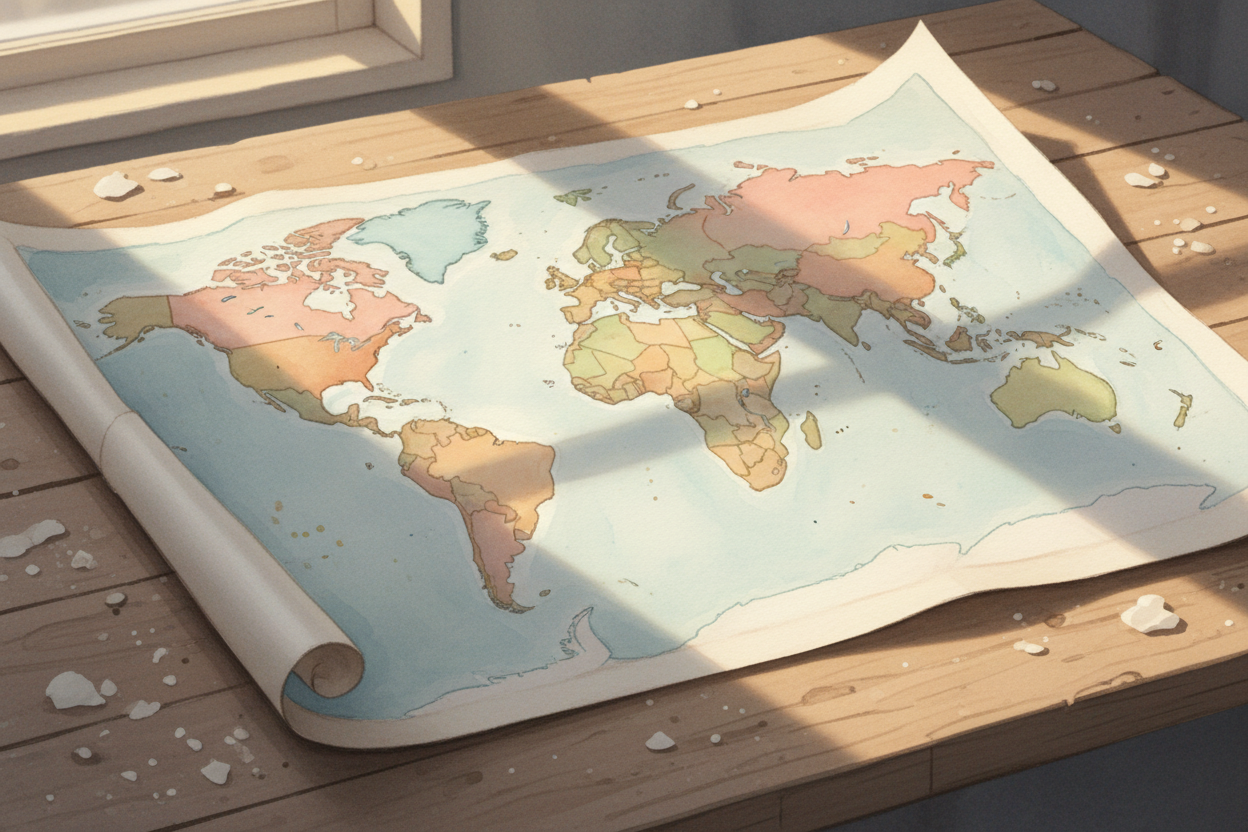 Look at a map and you'll see the world carved into colorful pieces — each one a country. ~~But what makes a country a co