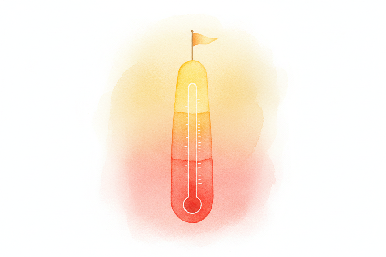 The score runs from *300 to 850*. Think of it **like a trust meter**. ~~Below 580 and lenders get nervous~~ — you're a r