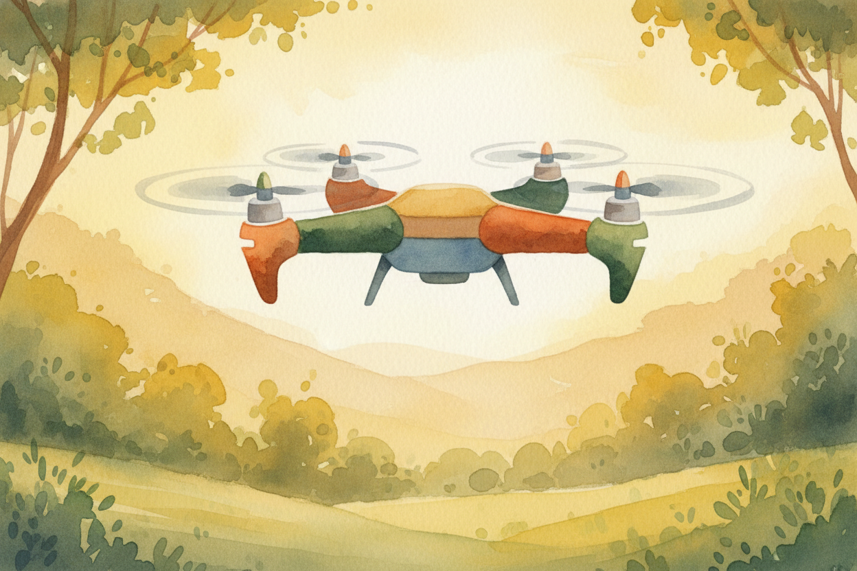 ~~So that's the secret:~~ a drone isn't remote-controlled the old-fashioned way, with you doing all the work. It's a **t