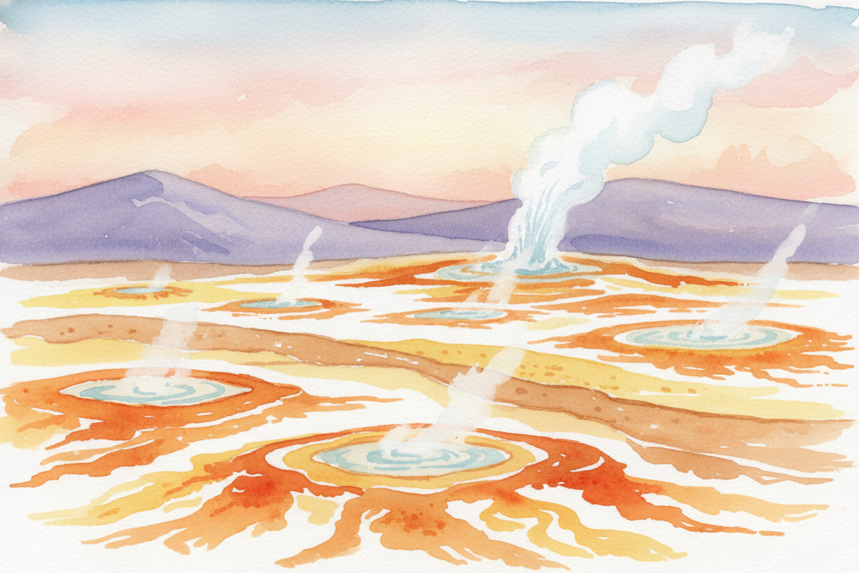 Geysers are rare — you need the perfect combination of heat, water, pressure, and underground plumbing, all in one spot.