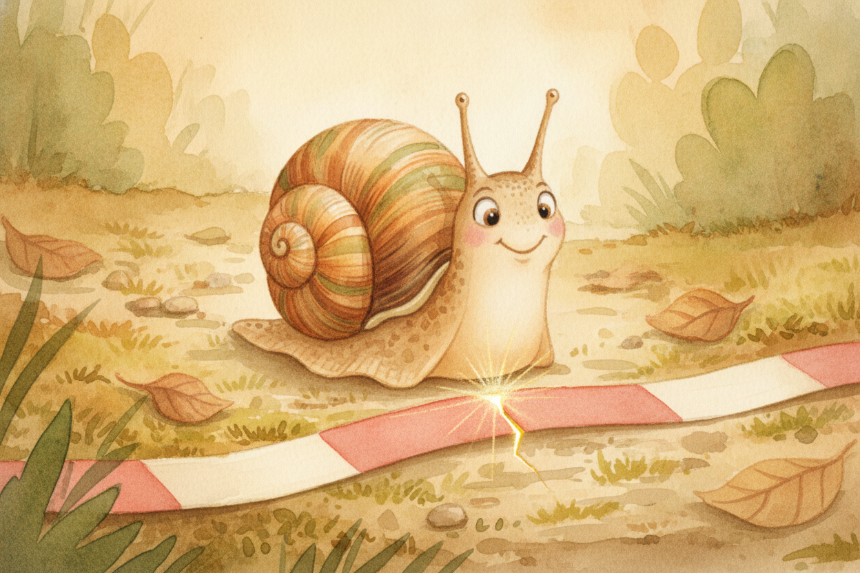 ~~Here's the clever part.~~ **"Infinitely close"** doesn't mean you take infinitely many steps and arrive exhausted. It 