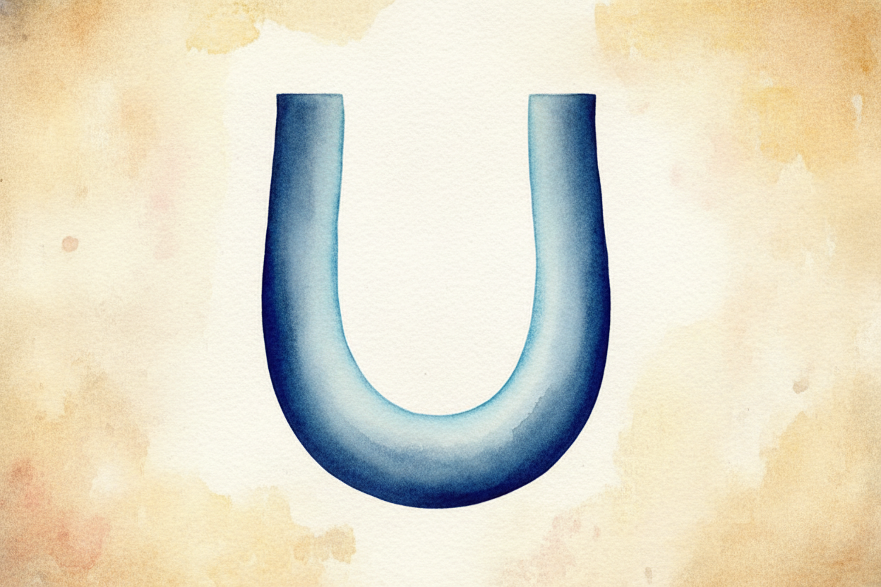 A parabola is a very particular kind of curve. Not a circle, not a random squiggle — a **perfectly balanced "U" shape**.
